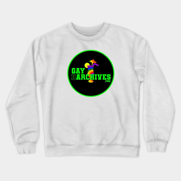 GayBarchives Circle Logo Crewneck Sweatshirt by GayBarchives